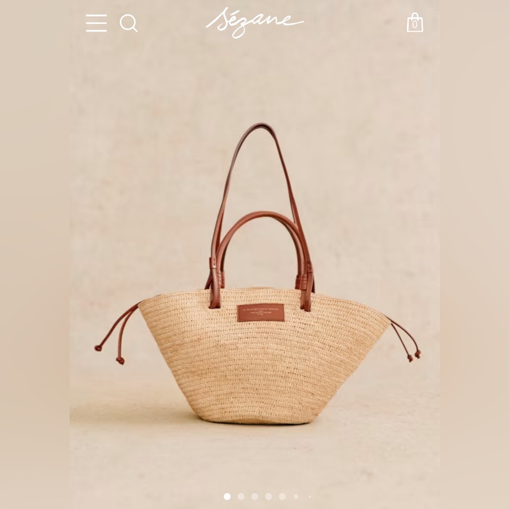 Sezane Justine Basket Bag